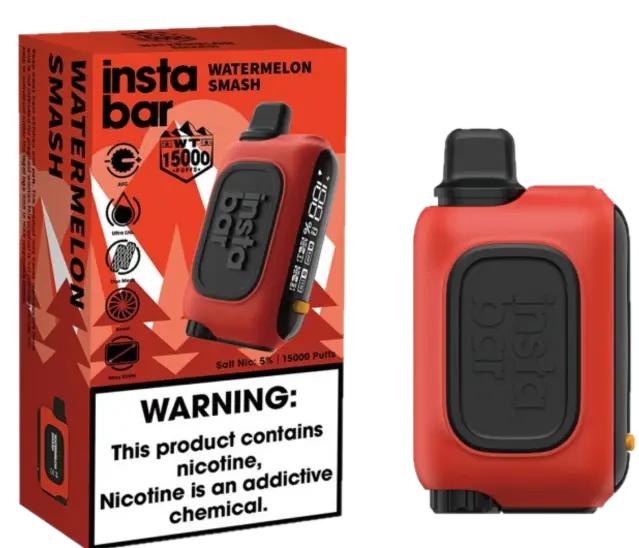 INST WT15000 PUFF WATERMELON SMASH 5% SALT NIC
